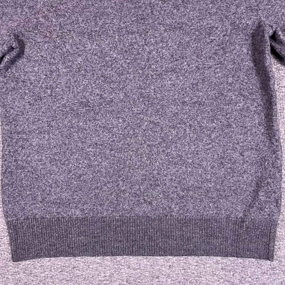 Banana Republic Extra Fine Merino Wool Sweater Boys L Gray School Uniform Winter